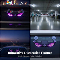 LED Black Housing Eye-Shaped Warning Light Demon Eye Car Light
