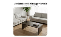 Rectangular Floor Desk Retro Look Coffee Table Low height for Bedroom, Students