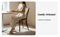Bentwood Cane Chair Retro & Design Wooden Chair with Woven Features Sturdy Wood Construction Breathable for Living Room