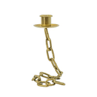 Industrial Style Candlestick Wrought Iron Art Suspended Chain Candle Holder Unique Centerpiece House Decoration for Living Room