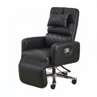 Upholstered Recliner with Footrest Ergonomic Design Pushspine-support section Recliner for Spa