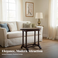 two-leveltier Extendable End Table adaptable Household Furniture for Small areas