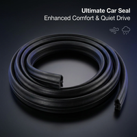 Door Seal Strip for Quiet Driving, Universal Car Door Rubber Seal Strip, Automot #variant:B-pillar Built-in Steel Sheet Type