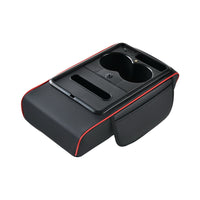 8-in-1 Armrest Box with Charging and Fragrance, Universal Tissue Box, Center Console Cover