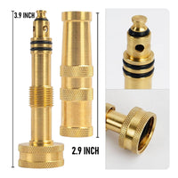 2 Pieces Hose Nozzle with Washers High Pressure for Outdoor Cleaning