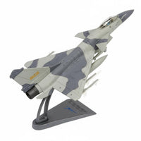 Static Display J-10C Model Aircraft Alloy J-10 Fighter Model High Intricate Diecast Jet Detailed for Collectors, Desk, Office