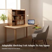 Multi-Compartment Desk Rack Multiple Compartments for Workspace, Students