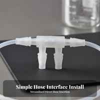 4-Way Hose Connector PP Material Quintuple-Outlet Hose Connector Leak-Resistant Connection Water Distributor for Gardeners, Aquatic Pet Owner S