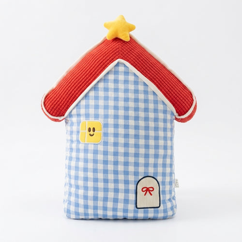 Cartoon Fairy Tale House Pillow, Soft Plush Cushion