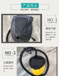 PVC 5L脚踏充气泵批发橡皮艇脚踩打气筒游泳圈脚踩泵户外充气泵