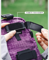 WELLHIKE Nylon Shoulder Strap Phone Pouch for Outdoor Activities