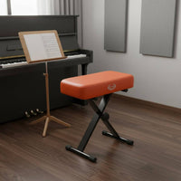 Folding Piano Stool Foldable Padded Keyboard Bench Portable for Guzheng Practice