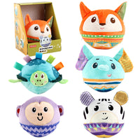 Amazon Children's Musical Bouncing Ball Sound Interactive Toy Early Education Soothing Plush Hand Ball