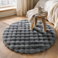 Faux Rug Thick Pile Home Textile Cushioned for Living Room