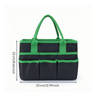 Craft Organizer Tote Bag Structured Bag with Pockets Multipurpose Craft Tote for Crafters, Classroom
