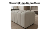 Easy-Accessible Lid End of Bed Storage Bench Versatile Walk-in Closet Island Bench High-Density Foam Cushion Upholstered Footrest Stool Solid Wood Frame for Homeowners, Interior Decor Enthusiasts, Seniors, Bedroom, Foyer, Hallway, Living Room