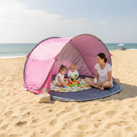 Pop-Up Beach Tent for 3-4 People, UV Protection Sun Shelter