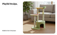 Sturdy Construction Cat Climbing Frame Stable Base Multi-Level Cat Tree Spacious Design for Adult Cats, Kittens, Indoors, Living Room, Home