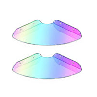 2 Pieces Floating Corner Shelf Raised Edges Acrylic Corner Shelf