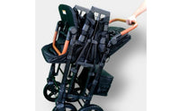 Push Cart Wagon Storage Pockets Wagon Metal Frame Children Transport