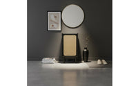 Cane Door Storage Cabinet Solid Wood Rattan Footwear Storage Unit Minimalist Style Household Furniture for Living Room