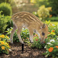 Sturdy Pig Garden Stake Charming Acrylic Sign with Ground Stake Whimsical Pig Lawn Ornament Rustic for Gardeners, Flower Bed, Pathway