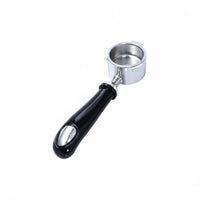 Coffee Machine Handle Bottomless Portafilter Stainless Steel Wood Grip Detachable Filter Basket Precision Filtration Suitable for Professional Barista Home Brewing