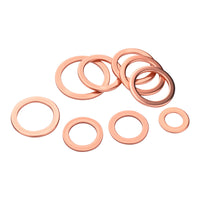 Copper Washers M5 Flat Washers for Marine Sealing (50/100/150/200/280/300/400 pcs)