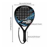 Carbon Fiber Padel Racket ABS Material Beginner Padel Racket Long-Lasting