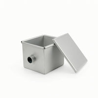 Square Bread Mold with Lid Anodized Square Loaf Pan with Lid Food-Grade