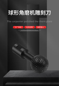球形木槽雕刻刀 旋转锉 圆球形锉刀雕刻打磨头角磨机球形抛光磨头