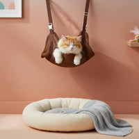 Feline Grooming Sling Adjustable Pet Care Breathable Mesh