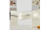 Bread Box with Lid Dustproof Bread Box Container Hinged Sturdy for Homeowners, Kitchen, Pantry