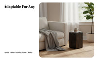 Hardwood Wood block-like Table Nordic Design Stool Minimalist decorative quality Multi-Functional for Lounge Area