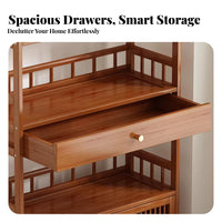 Multi-Tier Design Geometric Shelving multi-tier complimentarystanding shelving multi-tier Multifunctional shelving multi-tier Easy Assembly for Book Lovers, Collectors, homeowners, Entryway, Hallway, Bedroom, Small areas