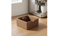 2-in-1 Knock Box Tamping Station Non-Slip Base Espresso Tamping Station