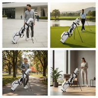 Lightweight Golf Stand Bag Portable Golf Bag with Stand Padded Classic for Golfers