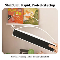 verticalMounted Accessory Holder adaptable Use metal-attaching Desk holder no-tools-required installation