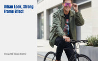 Oversized Grunge Sunglasses, Full Frame, Stylish, Outdoor Cycling, Streetwear