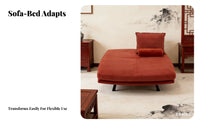 double-purposeUse Backless Double-Sided Sofa Space-Saving Upholstered Seating Minimalist Design Daybed Creative idea for Apartment Dwellers, Homeowners, Living Room, Bedroom, Lounge Area, Entryway