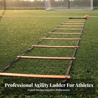 Sturdy Agility Ladder Flexible Footwork Training Ladder Portable Fitness Equipment High-Visibility for Children, Athletes, Outdoor, Gym