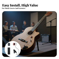 Non-Invasive Acoustic Pickup High-Fidelity Sound Universal String Instrument Pickup Acoustic Guitar Transducer