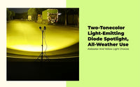 Waterproof yellow LED fog light