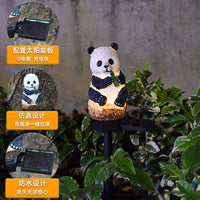 跨境太阳能灯地插式草坪灯户外防水仿真动物灯花园装饰氛围灯庭院