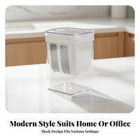 Rounded Corners Clear Yogurt Strainer Easy to Clean Yogurt Strainer Container