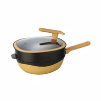 Easy to Clean Square Nonstick Wok Even Heating Cookware