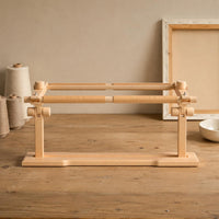 Wooden Cross Stitch Stand Hand Polished Wooden Embroidery Stand Stable Base