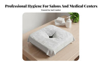 Hygienic Spa Bed Hole Towel Thickened Disposable Massage Face Towel Soft and Breathable for Estheticians, Beauty Salons, Spas