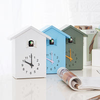 Nordic Style Cuckoo Wall Clock with Bird Hourly Chime