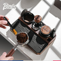 Bincoo Multifunctional Coffee Tamper Base and Tool Storage Set for Espresso Machines